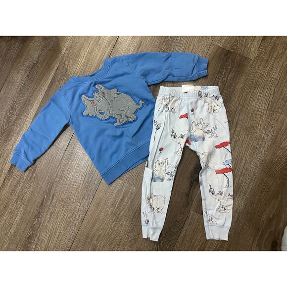 Hanna Andersson 3T “Horton Hears a Who!” 2-Piece Outfit – Organic Cotton - Picture 1 of 10